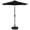 vidaXL Parasol de jardin avec lumi&egrave;res LED et base 2,3 x 2,3 m
