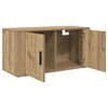 vidaXL Meuble TV mural 80 x 34,5 x 40 cm ch&ecirc;ne artisanal