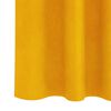 vidaXL Rideaux occultants 2 pcs Jaune moutarde 140 x 260 cm Velours