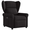 vidaXL Fauteuil inclinable &eacute;lectrique Noir Tissu