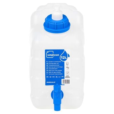 vidaXL Bidon d'eau avec robinet distributeur de savon 10 L plastique