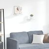 vidaXL &Eacute;tag&egrave;res murales 2 pcs Ch&ecirc;ne et blanc 23x23,5x3,8 cm MDF