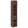 vidaXL Armoire de rangement mince ch&ecirc;ne marron 40x42,5x225 cm