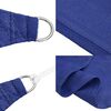vidaXL Voile d'ombrage 160 g/m&sup2; carr&eacute; bleu 5x5 m PEHD