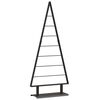 vidaXL Arbre de No&euml;l en m&eacute;tal Noir 125,5 cm Acier