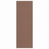vidaXL Tapis d'entr&eacute;e Marron et noir 120 x 350 cm 100% Polyamide