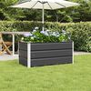 vidaXL Jardini&egrave;re Anthracite 100 x 50 x 45 cm Acier galvanis&eacute;