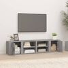 vidaXL Meubles TV 2 pcs Sonoma gris 80x31,5x36 cm Bois d'ing&eacute;nierie