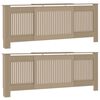 vidaXL Cache-Radiateur 2 pc Ch&ecirc;ne Sonoma 205 x 20,5 x 81,5 cm