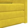vidaXL Canap&eacute;-Lit 110cm Jaune tournesol Velours