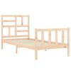 vidaXL Cadre de lit sans matelas 100x200 cm bois massif de pin