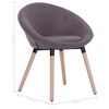 vidaXL Chaises &agrave; manger lot de 4 taupe tissu