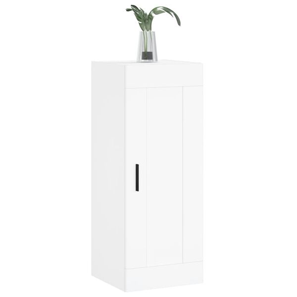 vidaXL Armoire murale blanc 34,5x34x90 cm bois d'ingénierie