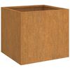 vidaXL Jardinières 2 pcs 32x30x29 cm acier corten