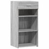 vidaXL Buffet sonoma gris 45x42,5x93 cm bois d'ing&eacute;nierie