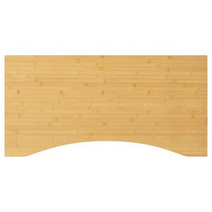vidaXL Dessus de bureau 110x55x2,5 cm bambou