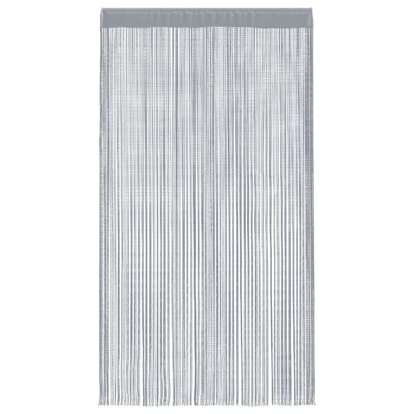 vidaXL Rideaux &agrave; fils 2 pcs gris clair 100x250 cm