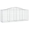 vidaXL Paniers &agrave; gabions arqu&eacute;s 12 pcs 200x50x80/100 cm Fer galvanis&eacute;
