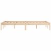 vidaXL Cadre de lit sans matelas 152x203 cm bois massif de pin