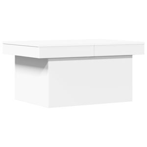 vidaXL Table basse blanc 100x55x40 cm bois d'ing&eacute;nierie