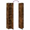 vidaXL Armoire de rangement mince ch&ecirc;ne fum&eacute; 30x42,5x225 cm