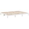 VidaXL Cadre de lit familial sans matelas blanc 240x200 cm