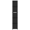 vidaXL Étagère d'affichage 15 cubes Noir 103x30x175,5 cm Tissu