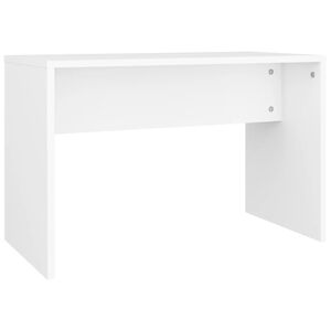vidaXL Tabouret de toilette Blanc 70x35x45 cm Bois d'ing&eacute;nierie