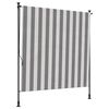 vidaXL Store Roulant Ext&eacute;rieur Anthracite et blanc 150 x 270 cm