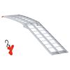 vidaXL Rampe de Moto Argent&eacute; 340 kg par pi&egrave;ce Aluminium