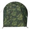 vidaXL Tente de camping tunnel 3 personnes camouflage imperm&eacute;able