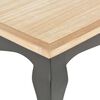 vidaXL Table basse Noir et marron 110x60x40 cm Bois de pin massif