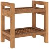 vidaXL Table d'appoint de salle de bain 45x30x45cm bois de teck solide