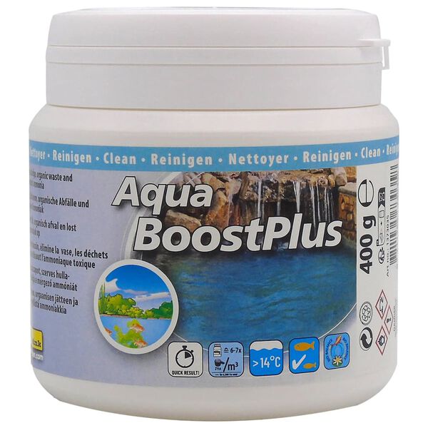 Ubbink Nettoyeur d'eau d'&eacute;tang Aqua Boost Plus 400 g pour 6500L