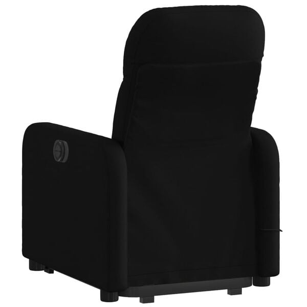 vidaXL Fauteuil de massage inclinable Noir Tissu