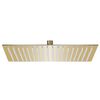 vidaXL Pomme de douche pluie Acier inoxydable 50x50 cm Carr&eacute;e Dor&eacute;