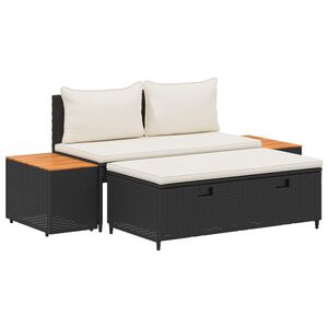 vidaXL Ensemble de canap&eacute;s d'ext&eacute;rieur 4 -Seater 4 pc 55 x 30 x 39 cm