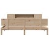 vidaXL Lit biblioth&egrave;que sans matelas 180x200 cm bois massif de pin
