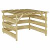 vidaXL Garage pour tondeuse &agrave; gazon Marron 84 x 80 x 56 cm
