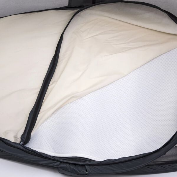 DERYAN Matelas pour berceau 3D Welcool Baby Luxe Blanc