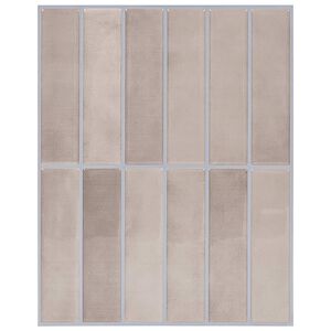 vidaXL Carrelage rectangulaire 10 pc Caf&eacute; beige 29 x 23 x 0,08 cm