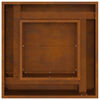 vidaXL Braise Marron 60 x 60 x 30 cm Acier