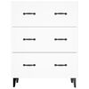 vidaXL Buffet blanc 69,5x34x90 cm bois d'ing&eacute;nierie