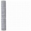 vidaXL Cl&ocirc;ture Euro 1,5 x 10 m Fer rev&ecirc;tu de PVC