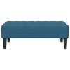 vidaXL banc Bleu 113 x 57 x 39 cm Velours