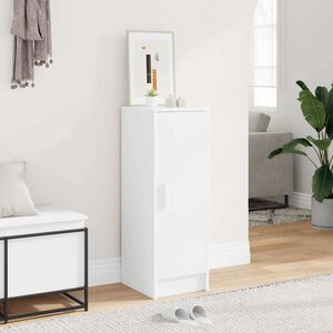 vidaXL Armoire &agrave; chaussures Blanc 32x35x92 cm Agglom&eacute;r&eacute;