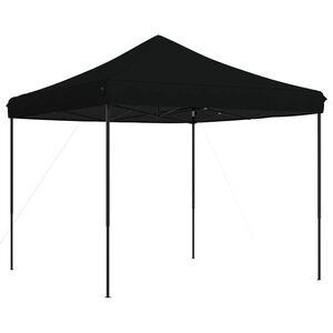 vidaXL Tente de f&ecirc;te 292 x 292 x 315 cm Noir Tissu Oxford