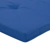 vidaXL Coussins de chaise Uni 2 pcs Bleu 58 x 77 x 4,5 cm Tissu Oxford