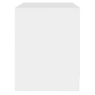 vidaXL Tables de chevet 2 pcs Blanc 45x34,5x44,5 cm Aggloméré