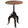 vidaXL Table de bar Bois de r&eacute;cup&eacute;ration massif 75x(76-110) cm